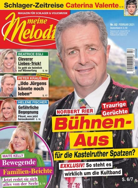 Meine Melodie – 14 Januar 2021 Cover