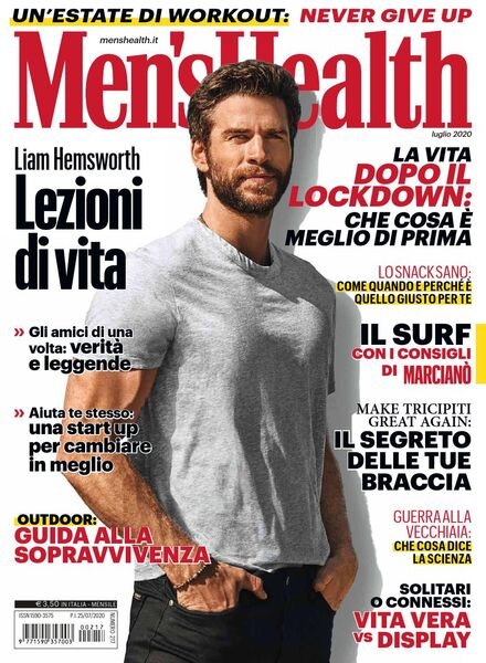 Men’s Health Italia – Luglio 2020 Cover