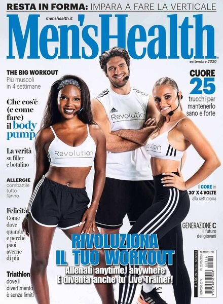Men’s Health Italia – Settembre 2020 Cover