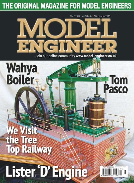 Model Engineer – Issue 4653 – 4 December 2020 Cover