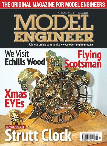 Model Engineer – Issue 4655 – 1 January 2021 Cover
