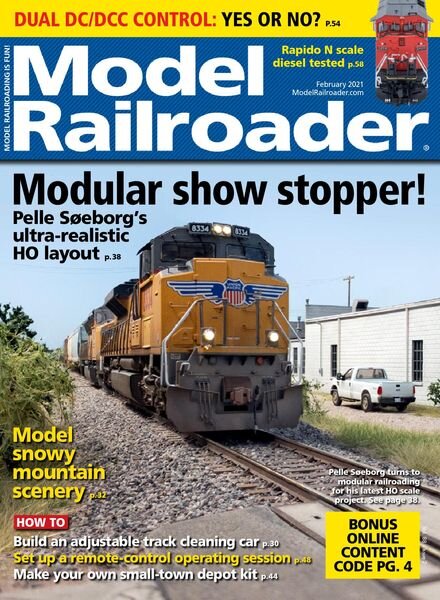 Model Railroader – February 2021 Cover