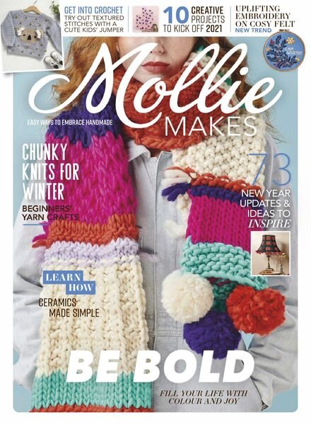 Mollie Makes – January 2021 Cover
