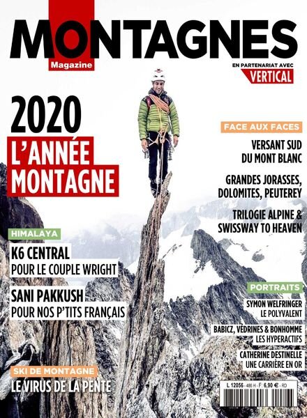 Montagnes Magazine – Hors-Serie N 486 – Decembre 2020 Cover