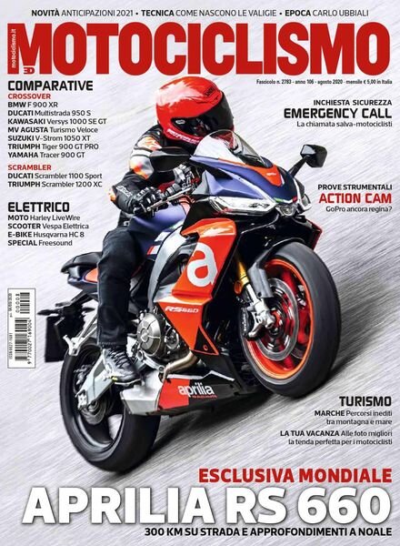 Motociclismo Italia – Agosto 2020 Cover