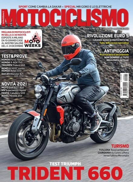 Motociclismo Italia – Gennaio 2021 Cover