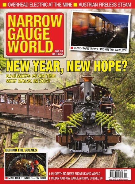 Narrow Gauge World – Issue 154 – January-February 2021 Cover