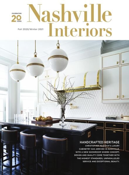 Nashville Interiors – Fall 2020-Winter 2021 Cover