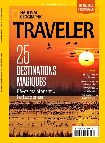 National Geographic Traveler France – Janvier-Mars 2021 Cover