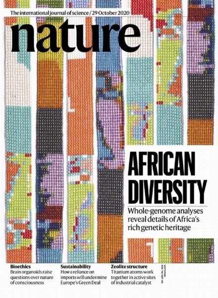 Nature – 29 October 2020 Cover