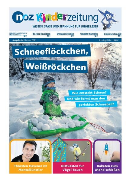 noz Kinderzeitung – 07 Januar 2021 Cover
