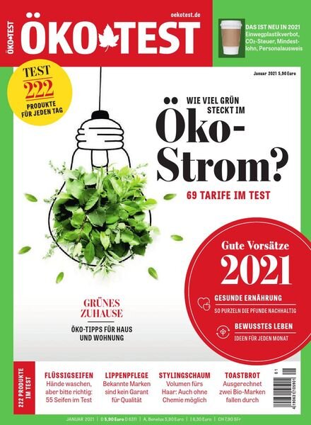 Okotest – Januar 2021 Cover