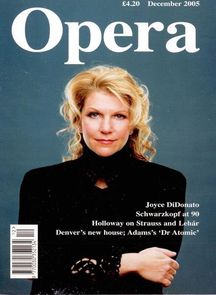 Opera – December 2005 Cover