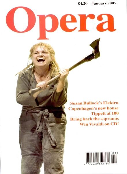 Opera – January 2005 Cover