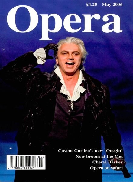 Opera – May 2006 Cover