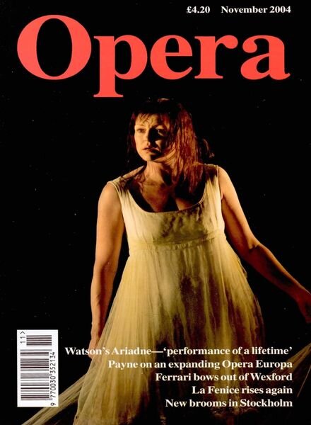 Opera – November 2004 Cover