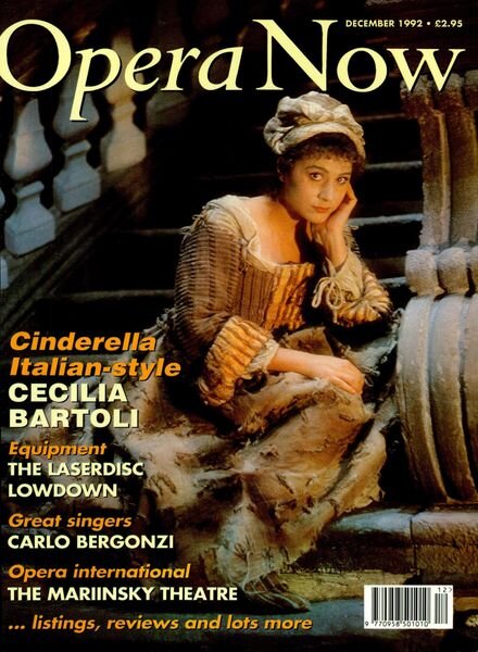 Opera Now – December 1992 Cover