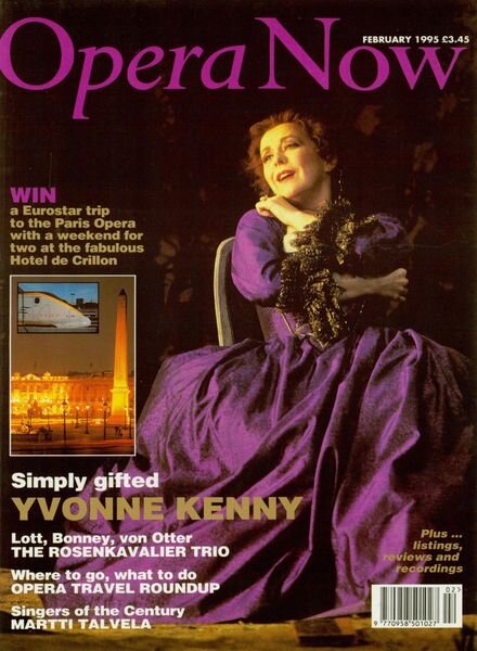 Opera Now – February 1995 Cover