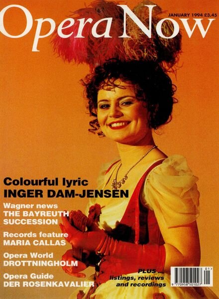 Opera Now – January 1994 Cover