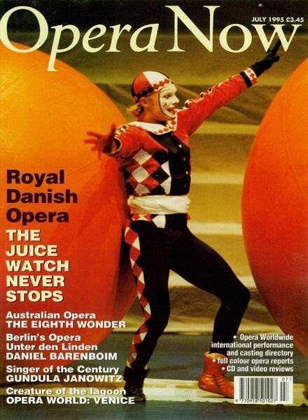 Opera Now – July 1995 Cover