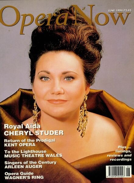 Opera Now – June 1994 Cover