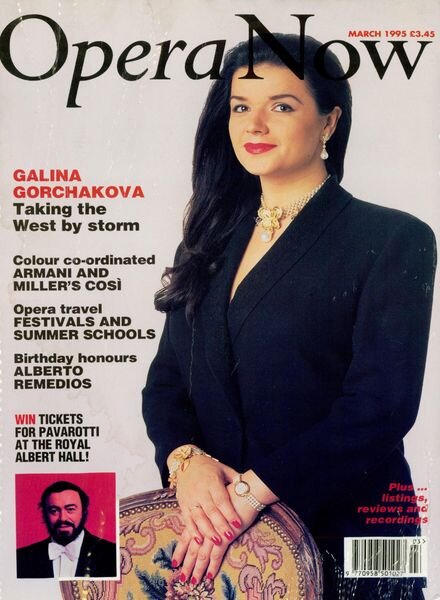 Opera Now – March 1995 Cover