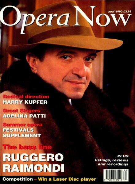 Opera Now – May 1993 Cover