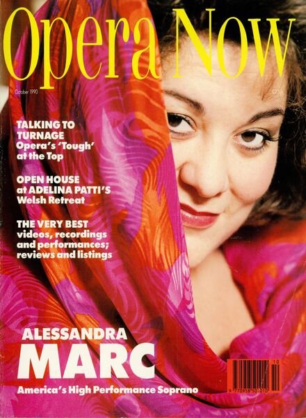 Opera Now – October 1990 Cover