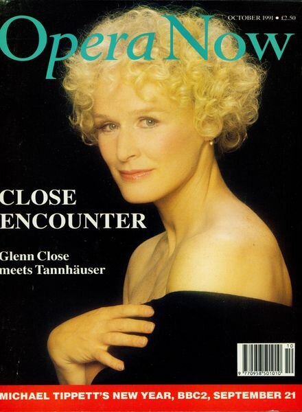 Opera Now – October 1991 Cover