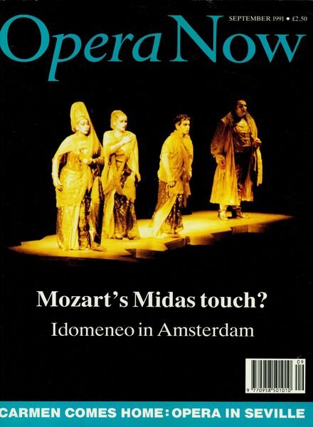 Opera Now – September 1991 Cover
