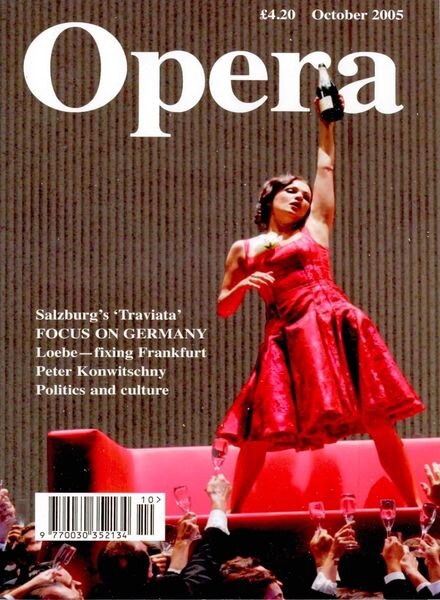 Opera – October 2005 Cover