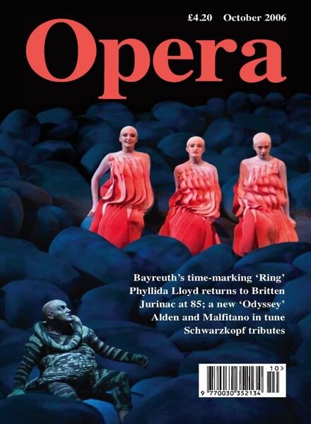 Opera – October 2006 Cover