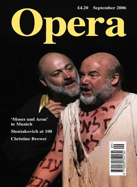 Opera – September 2006 Cover