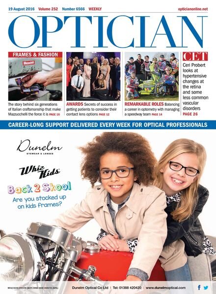 Optician – 19 August 2016 Cover