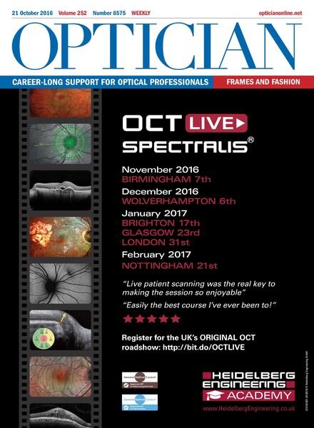 Optician – 21 October 2016 Cover