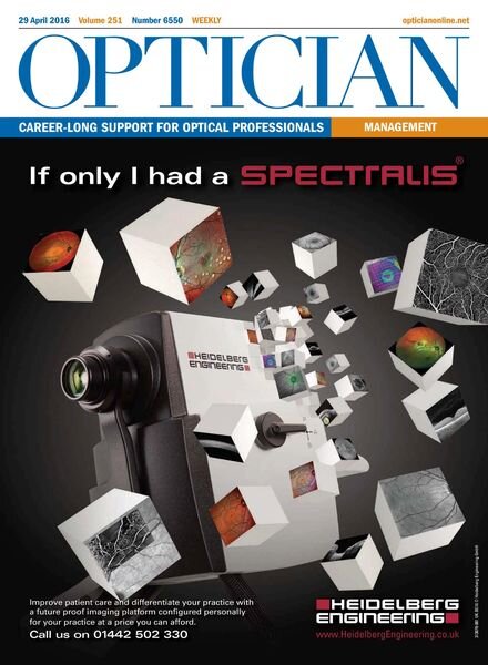 Optician – 29 April 2016 Cover