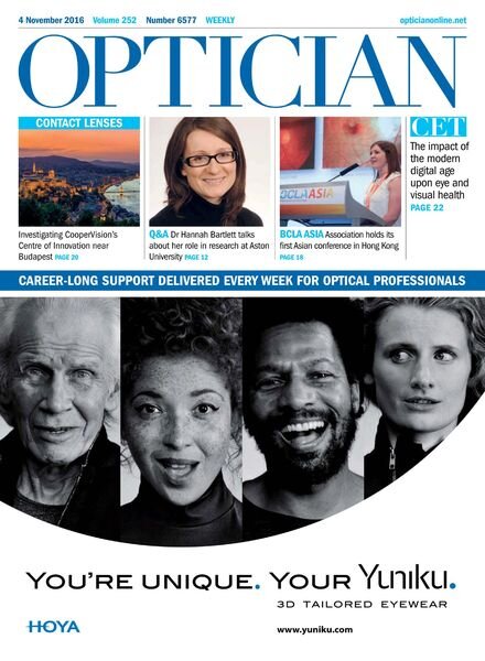 Optician – 4 November 2016 Cover