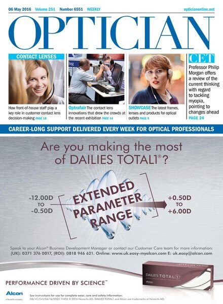 Optician – 6 May 2016 Cover