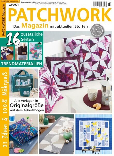 Patchwork Magazin – 09 Januar 2021 Cover