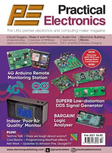 Practical Electronics – February 2021 Cover