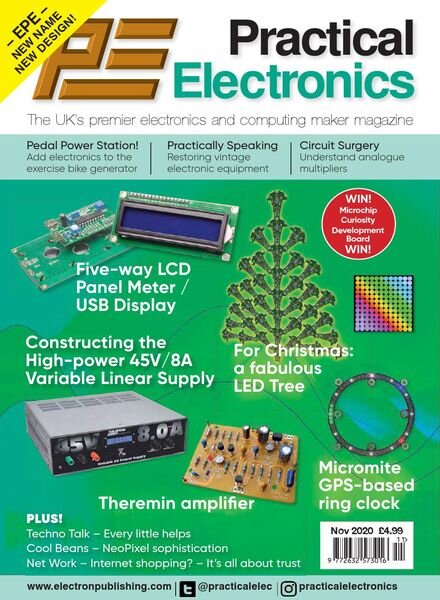 Practical Electronics – November 2020 Cover