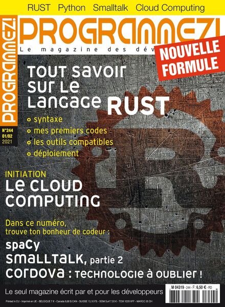 Programmez! – Janvier-Fevrier 2021 Cover