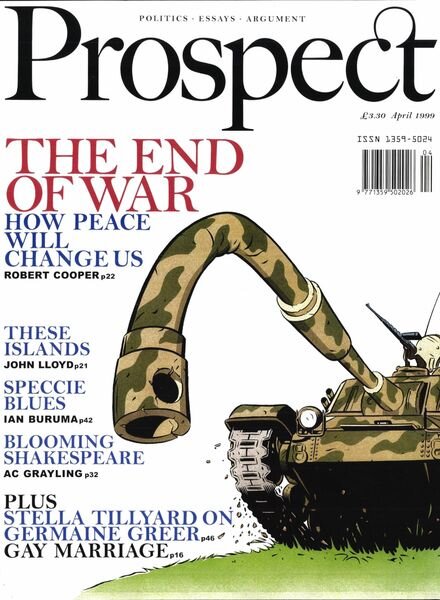 Prospect Magazine – April 1999 Cover