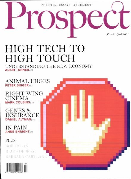 Prospect Magazine – April 2001 Cover