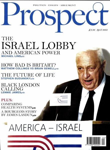 Prospect Magazine – April 2002 Cover