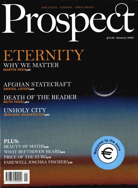 Prospect Magazine – January 2002 Cover