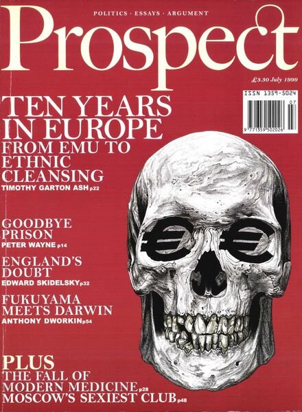 Prospect Magazine – July 1999 Cover