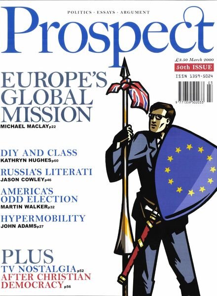 Prospect Magazine – March 2000 Cover