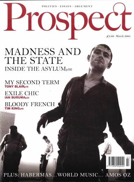 Prospect Magazine – March 2001 Cover