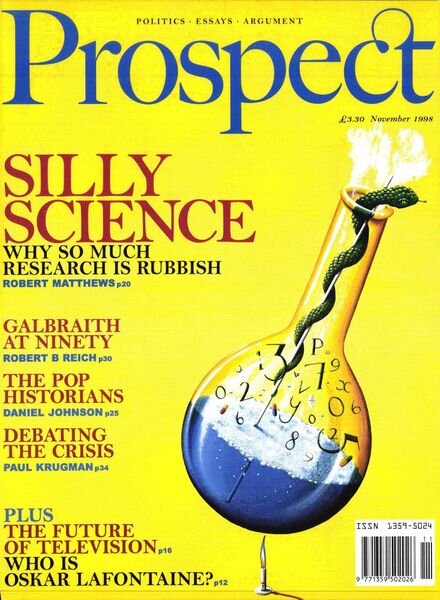 Prospect Magazine – November 1998 Cover